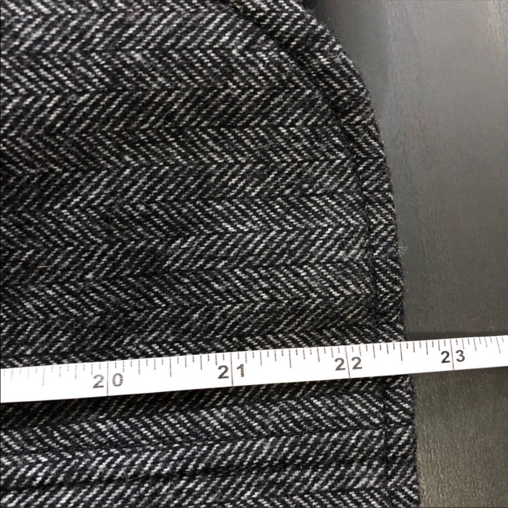 New Eddie Bauer Wool Coat Herringbone Military 4 - Picture 8 of 8